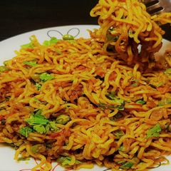 A picture of Veg Maggi Masala|Veg Maggi Noodles Recipe|Dry maggi masala.