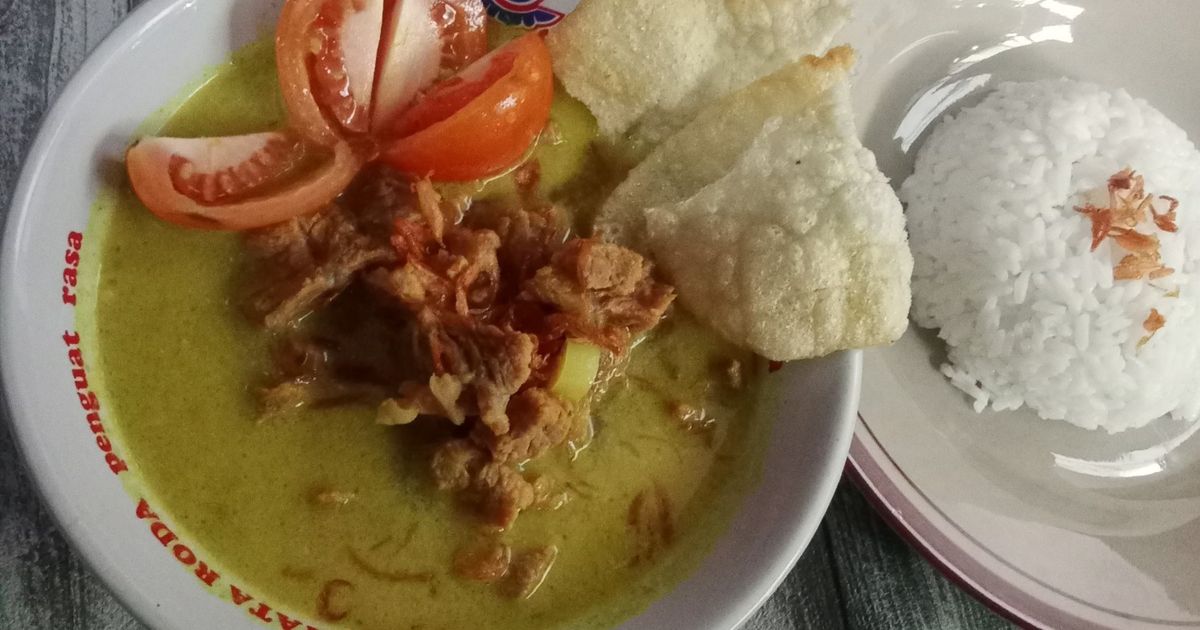 Soto betawi kuah santan