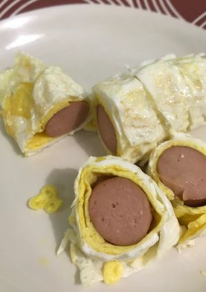 Foto resep 33. Sosis Gulung Telur
