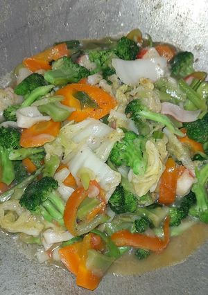 Foto resep Capcay sayur & crab stick