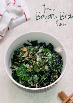 Foto resep Tumis Bayam Brazil Lemon
