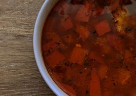Суп з болгарським перцем і свининою🍲