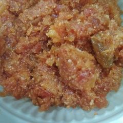 A picture of Gajar paak.