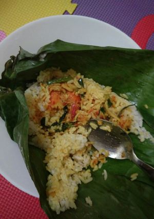Foto resep Nasi Bakar Campur