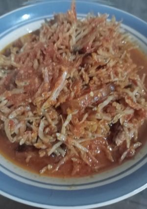 Foto resep Tumis Terasi ikan Teri Medan