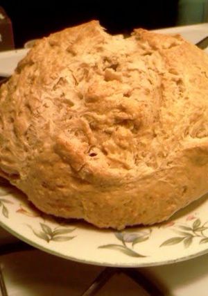 A picture of beer bread.