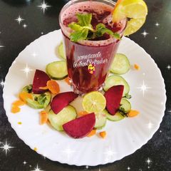 A picture of Pomegranate Beet Refresher.