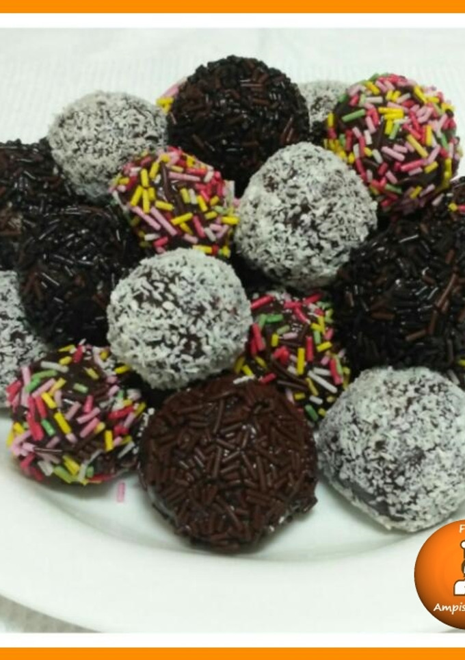 Una foto de Trufas de chocolate y coco