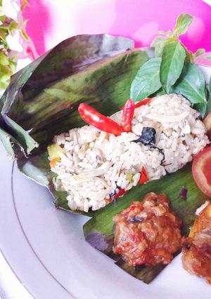 Foto resep Nasi Bakar Teri