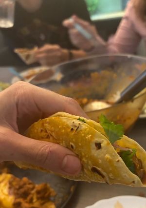 Una foto de Tacos de pollo