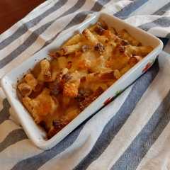Foto di Rigatoni zucca e salsiccia