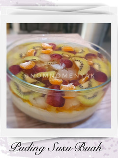 Foto resep Puding Susu Buah