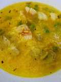 Arroz caldoso de gallineta y alcachofas