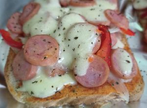 Una foto de Mini pan pizza