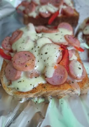 Una foto de Mini pan pizza