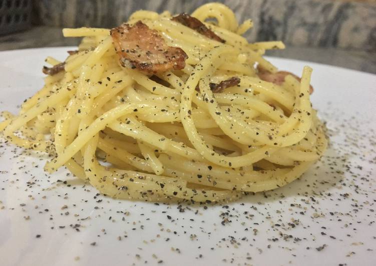 Recipe of Super Quick Homemade Simplest Pasta Carbonara