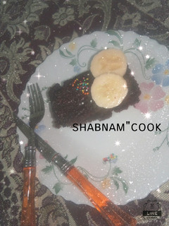 عکسی از دستور کیک خیس شکلاتی