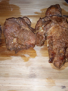 A picture of Pan fried pork.