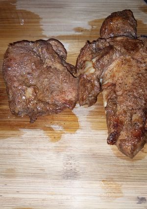 A picture of Pan fried pork.