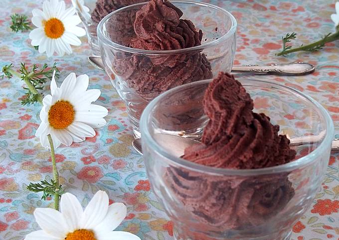 Mousse de chocolate & agua Receta de Nuria Eme- Cookpad