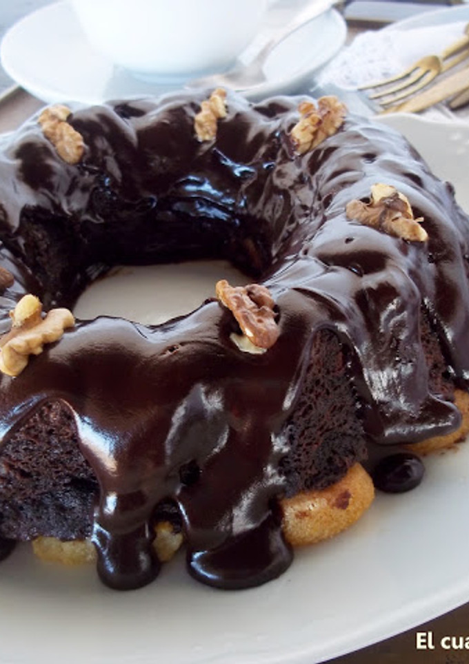 Una foto de Pastel de chocolate & nueces