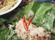 Gambar pepes udang kecil kelapa