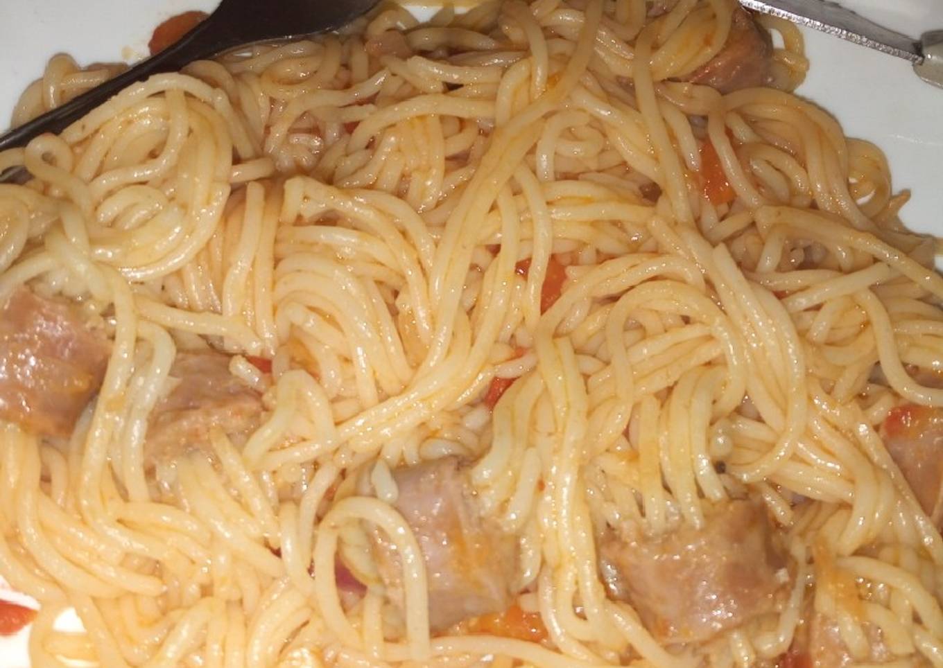 Sausage spaghetti