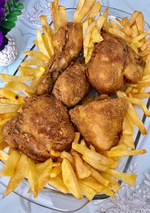 عکسی از دستور مرغ کنتاکی