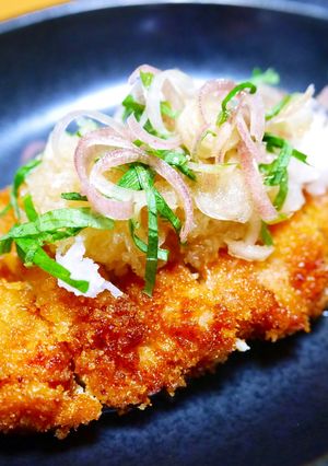 A picture of Amazingly Tender! Grated Daikon & Ponzu Chicken Katsu.