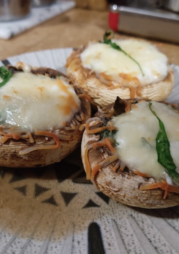 Una foto de Champiñones rellenos