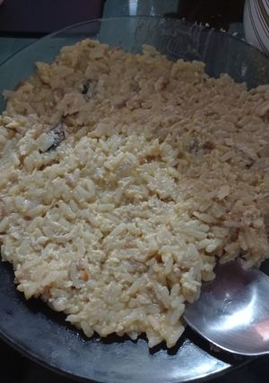 Una foto de Risotto con pollo 🍗