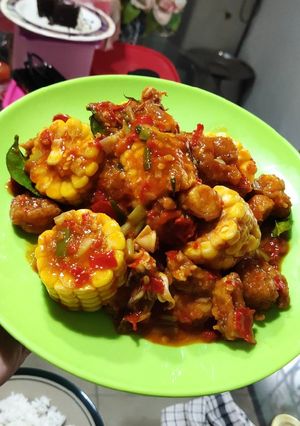 Foto resep Udang cumi saus padang