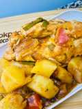 PECHUGAS DE POLLO A LA CAMPESINA 🥘🍗🥘🧅🧄🫑🥕🍅🥔🥫🥘