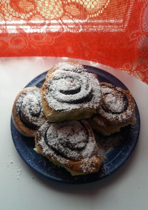 Kakaós csiga recept fotója