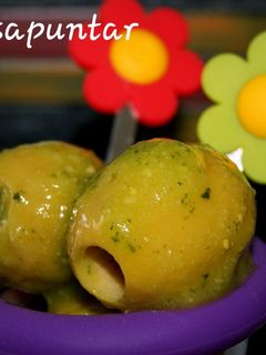 Una foto de Aceitunas al pesto 🍃🍃
