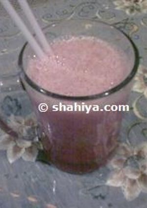 صورة لوصفة طريقة عمل عصير البطيخ