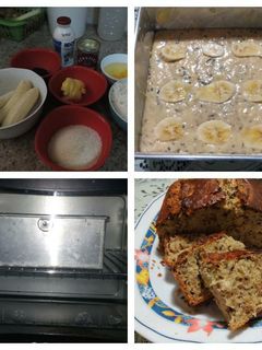 Foto resep cake pisang coklat