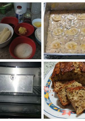 Foto resep cake pisang coklat