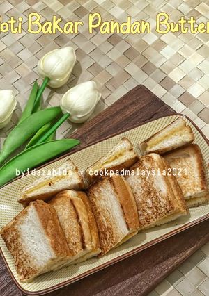 Gambar Roti Bakar Pandan Butter