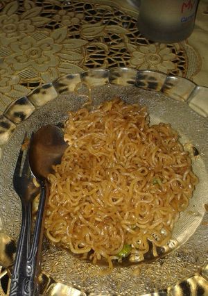 Foto resep indomie goreng saus tiram