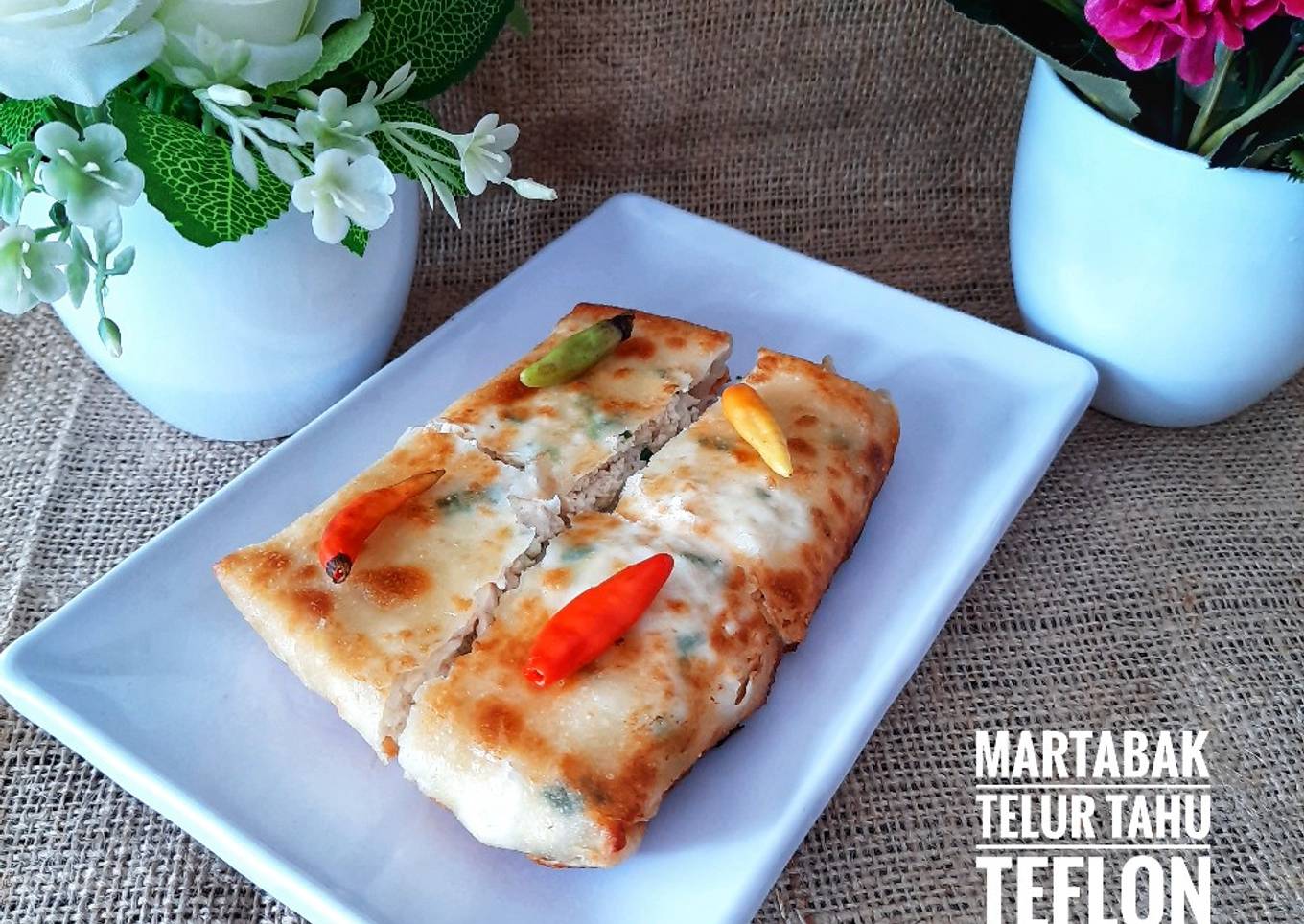 Martabak telur tahu teflon