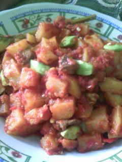 Foto resep Kentang petai ati balado