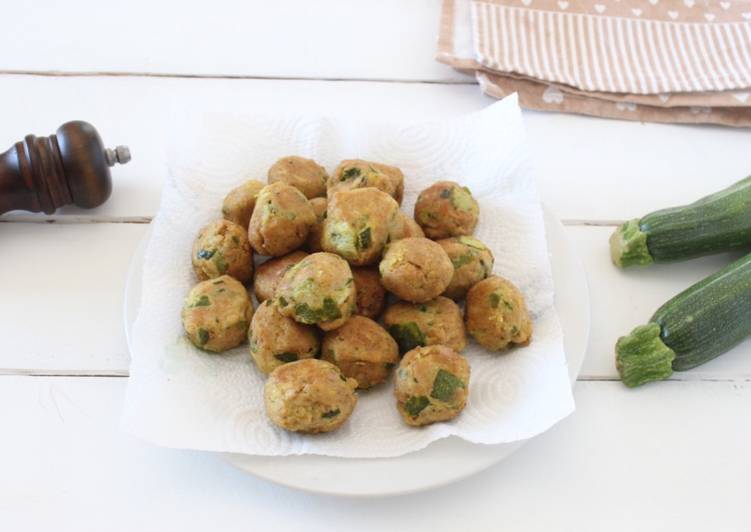 Polpette zucchine e tonno