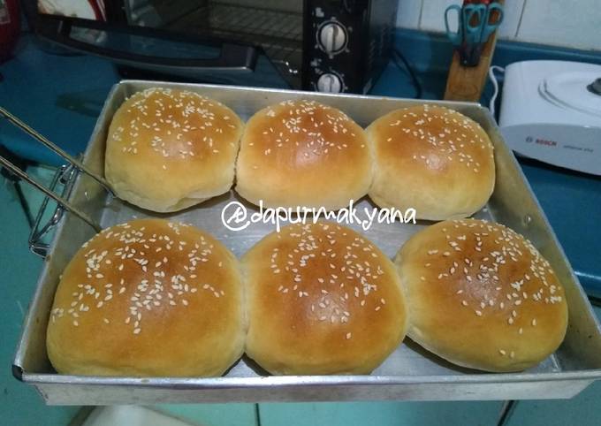 Resep Roti Bun (Burger) oleh Yana Medina Ciko - Cookpad