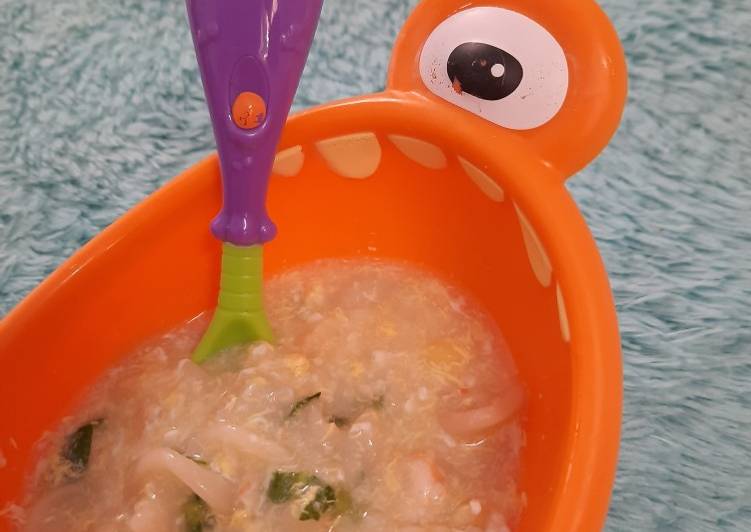 How to Make Perfect MPASI sup udang jagung fusili