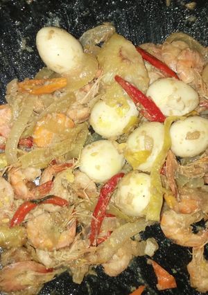 Foto resep Udang Telur puyuh saus tiram