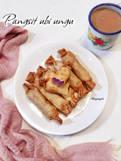 Foto resep Pangsit Ubi Ungu