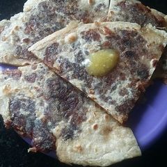 Dates coconut paratha A picture of Dates coconut paratha.