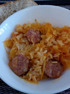 Kolbászos káposzta recept fotója