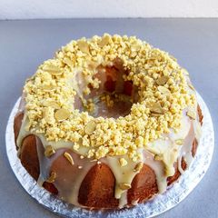 A picture of Burfee Cake.